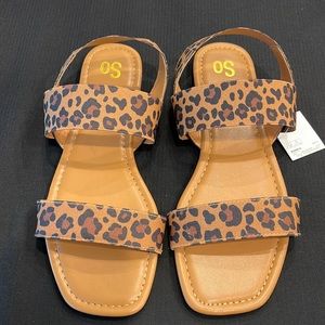 Durango Leopard Sandals, New Size 9
